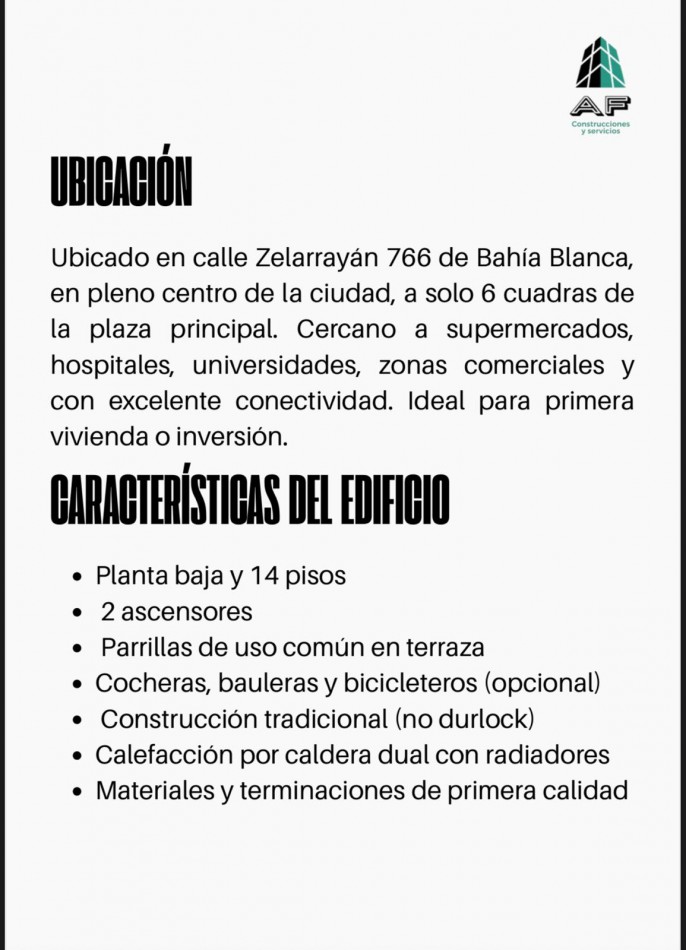 Departamento en venta Zelarrayan 766